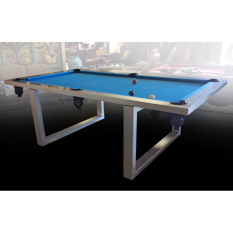 Art Frame Direct Stainless Steel 8' (Slate) Pool Table Wayfair